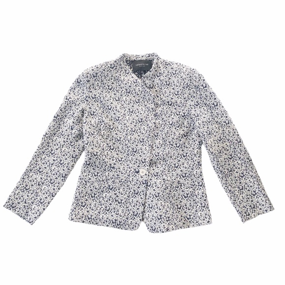 Lafayette 148 Digital Print Blazer SZ 4 - Picture 2 of 7